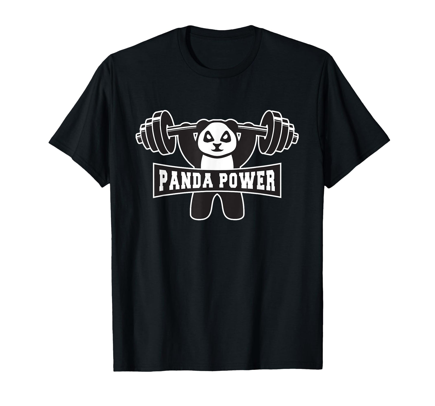Funny Panda Power Shirt Workout Gift Panda Gym T-Shirt T-Shirt
