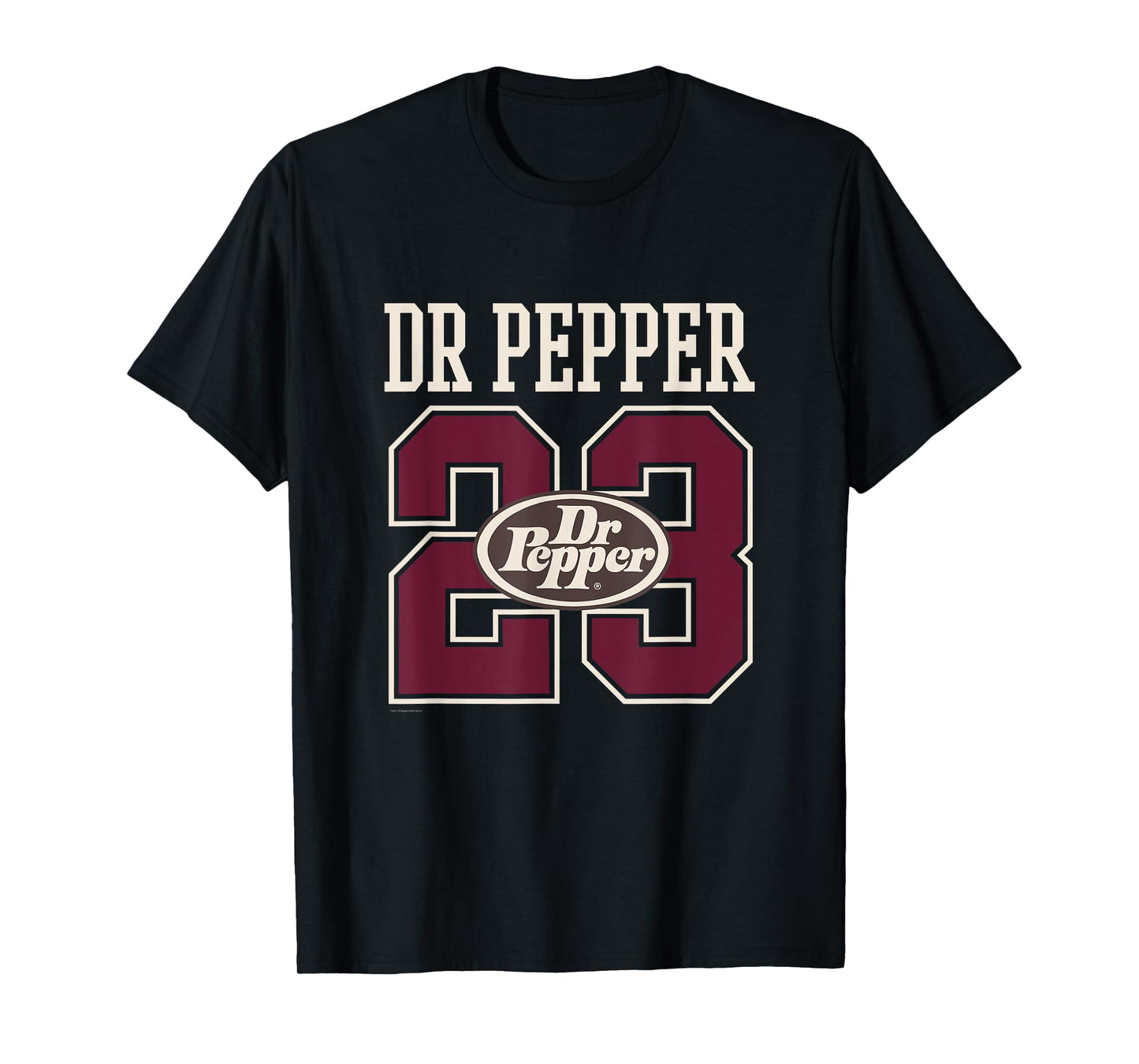 Dr. Pepper 23 Flavors Retro Collegiate Sport Style T-Shirt