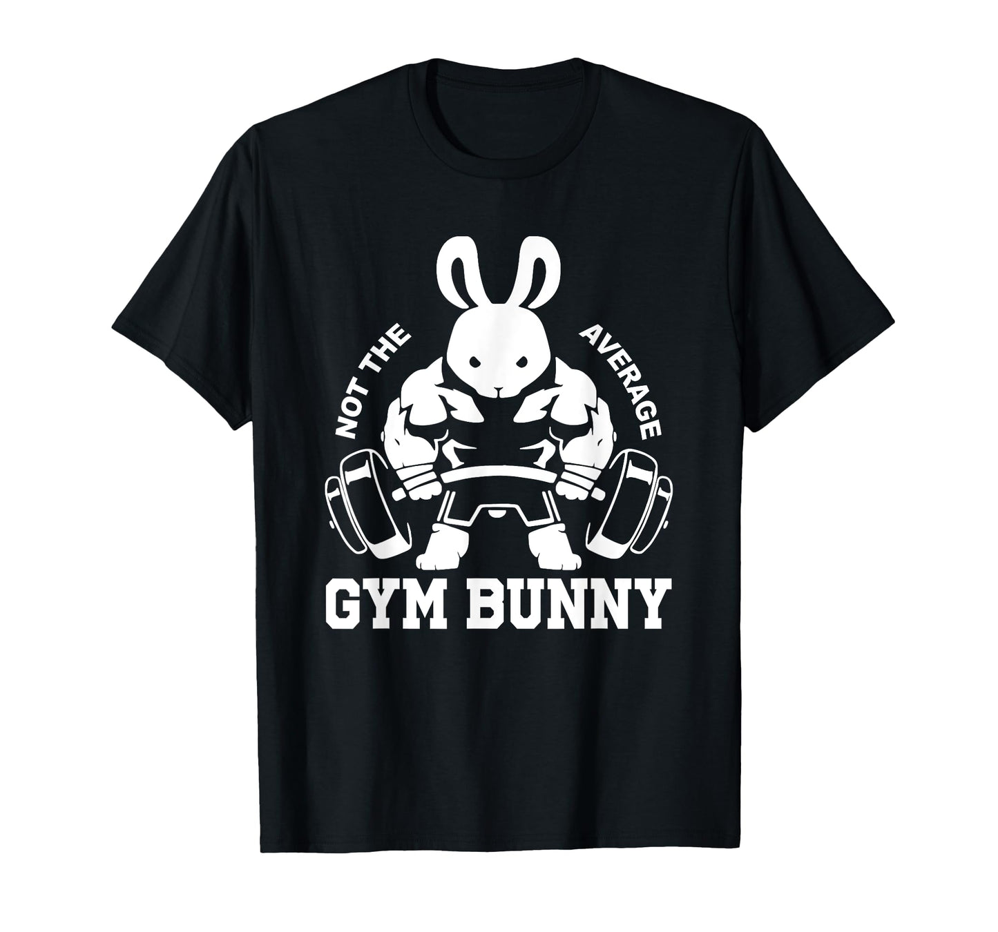 Easter Day Gym Bunny Rabbit Weightlifting Deadlift Fitness T-Shirt