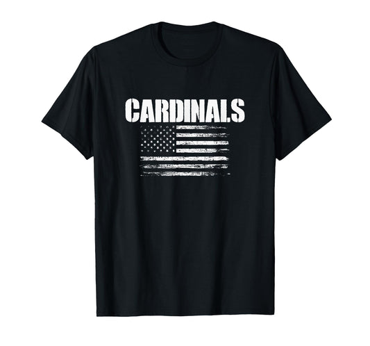 Bloomingdale Cardinals USA Flag Pride T-Shirt