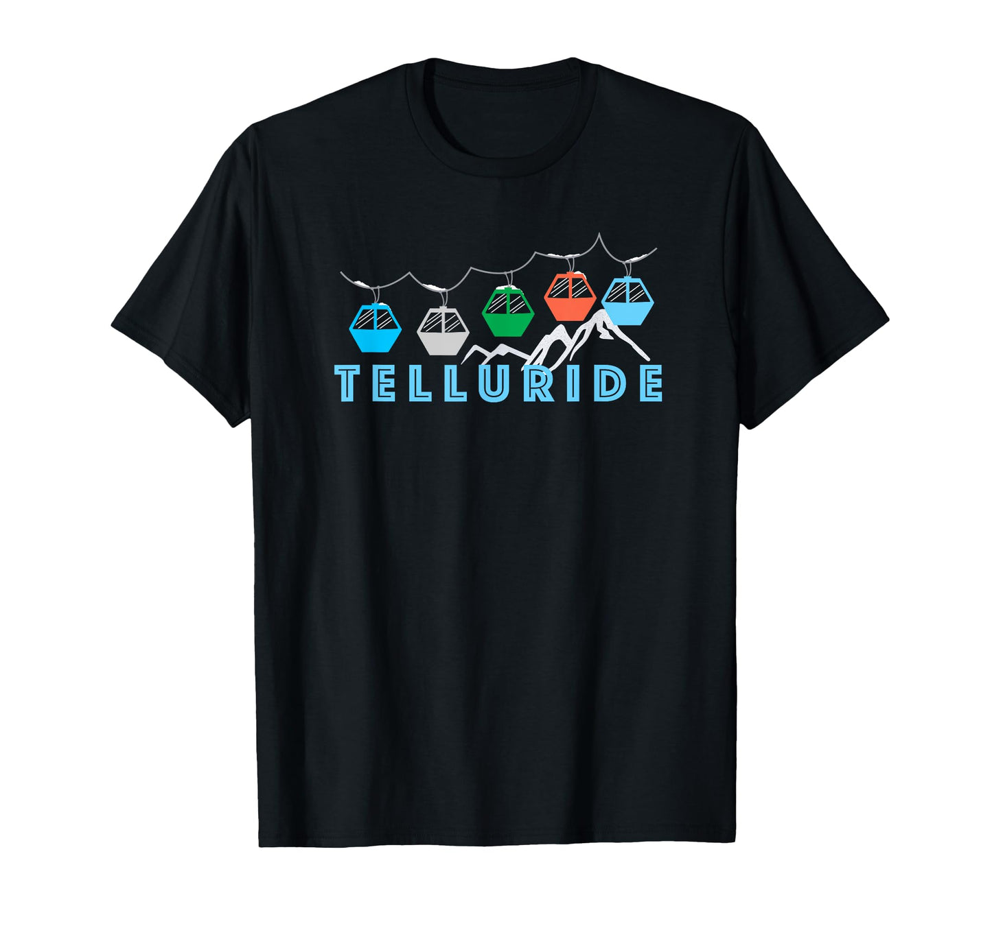 Telluride Ski Mountain Gondola - Telluride, Colorado T-Shirt