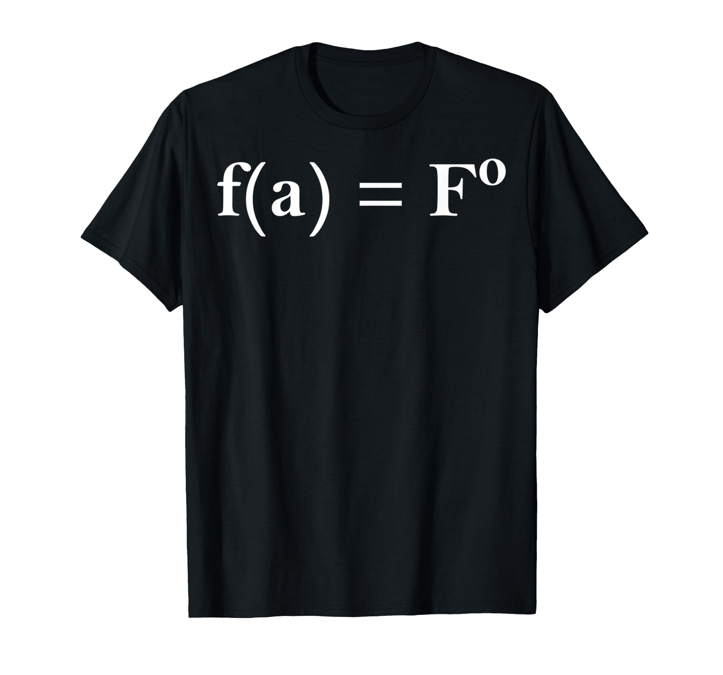 FAFO Math Equation Funny Novelty Math Teacher Nerd Geek Gift T-Shirt