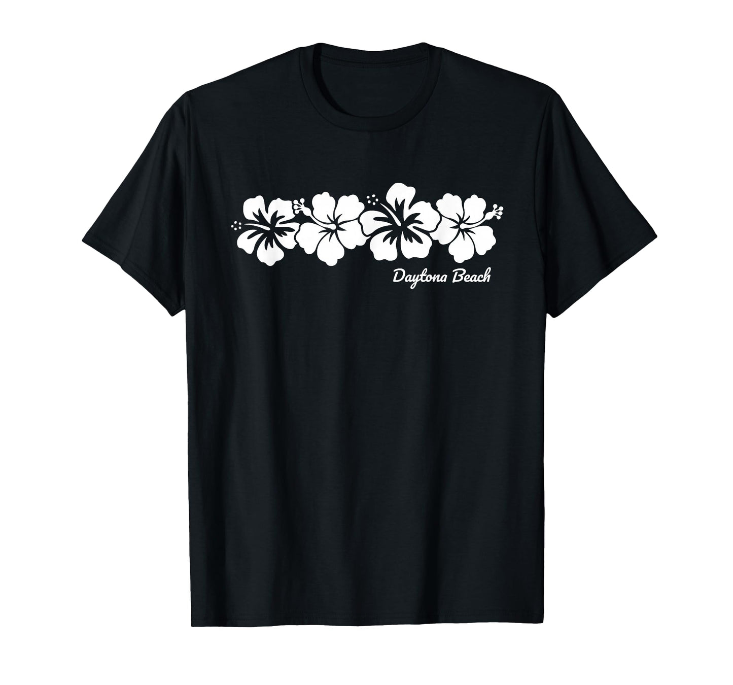 Daytona Beach Florida Hibiscus Flower Souvenir Mens Womens T-Shirt