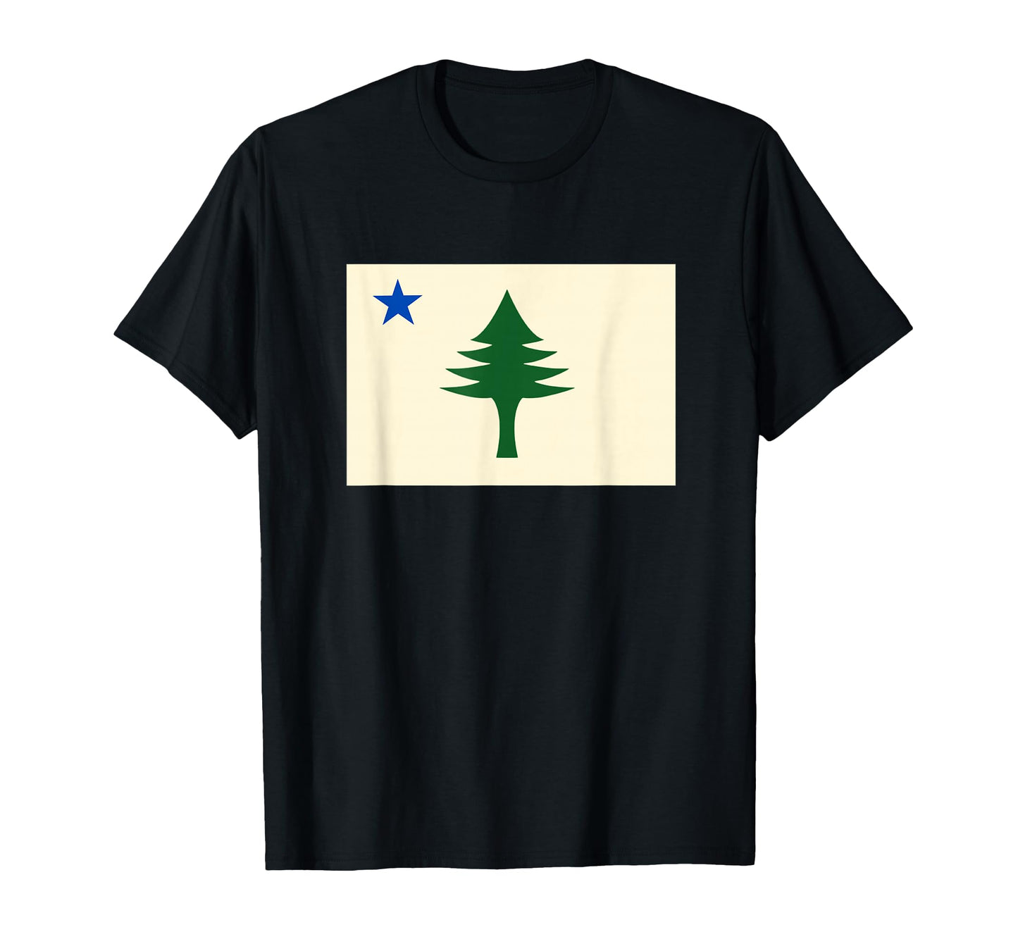 Flag of Maine Shirt 1901 Maine State Flag Pine Tree State T-Shirt