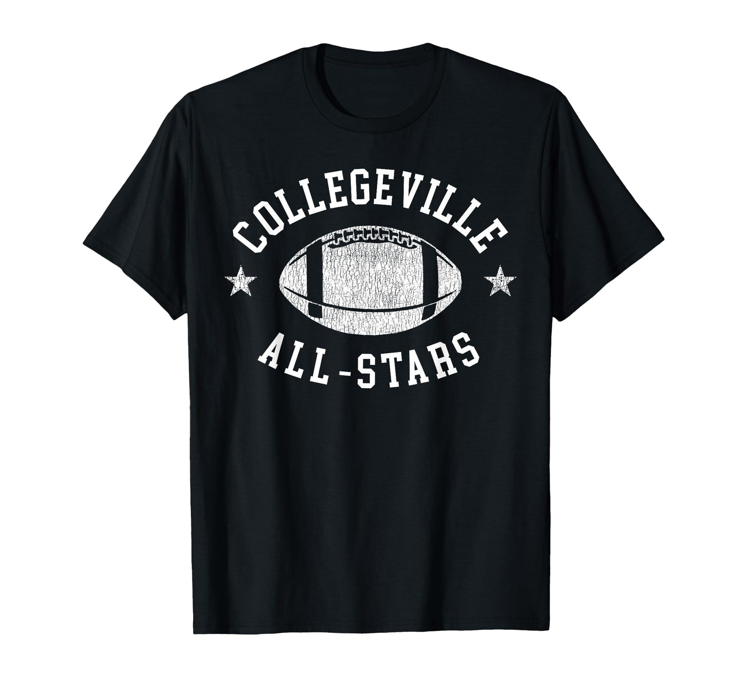 Collegeville Vintage All-Stars Football Retro 80s T-Shirt