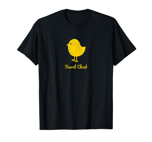 Travel Chick - Graphic Novelty T-Shirt