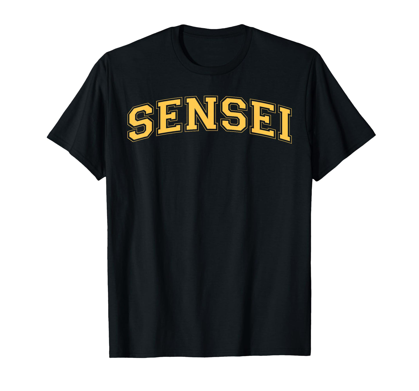 Sensei Martial Arts Teacher Karate Instructor - Yellow Men Women T-Shirt
