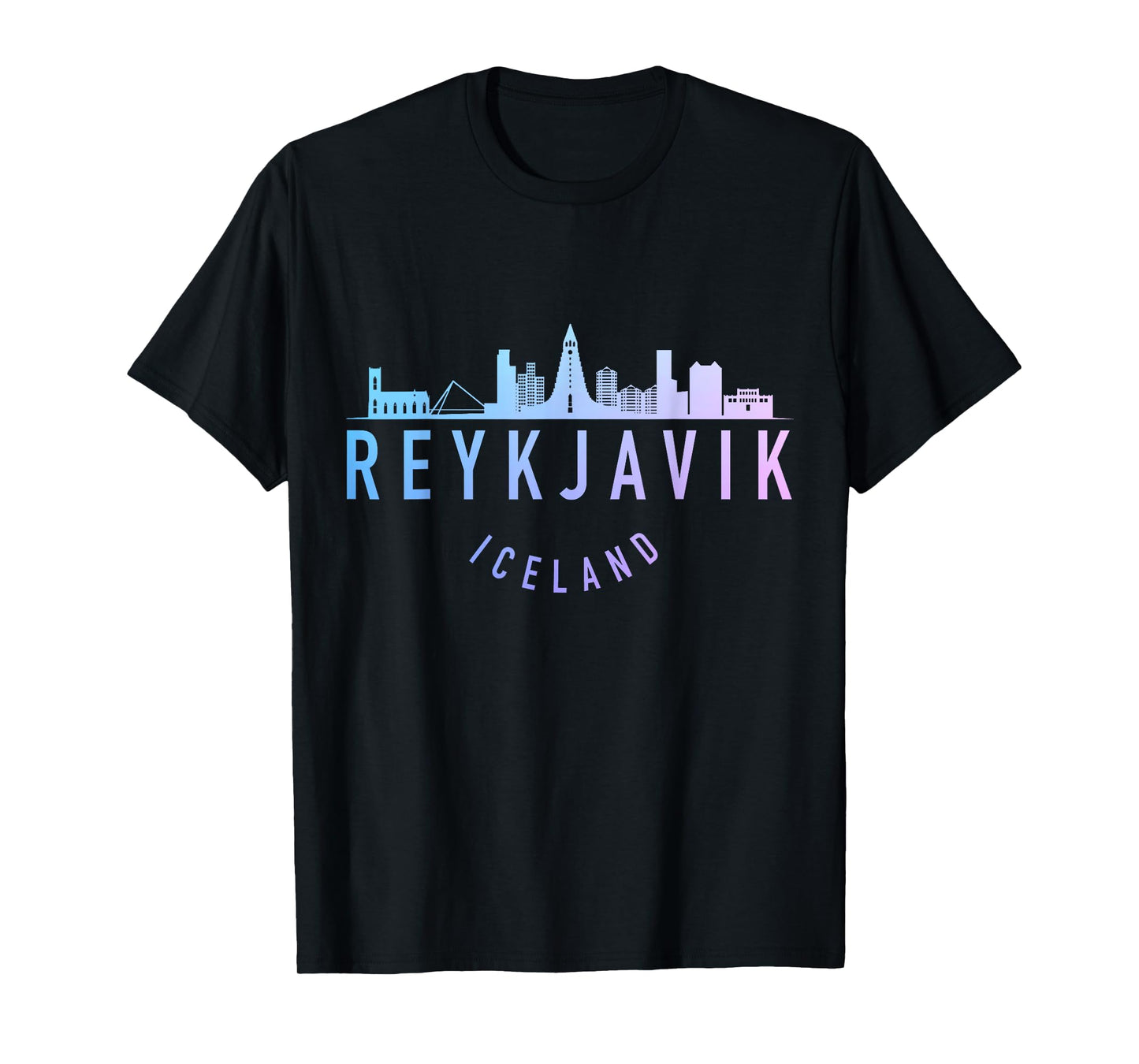 Reykjavik Iceland Skyline Pride Souvenir T-Shirt
