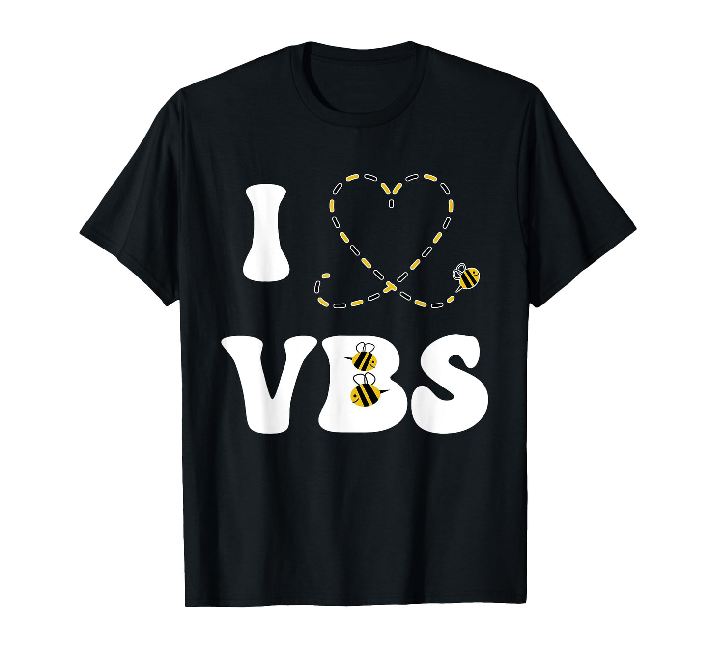 I Love VBS 2025 Vacation Bible School Bumble Bee VBS Team T-Shirt