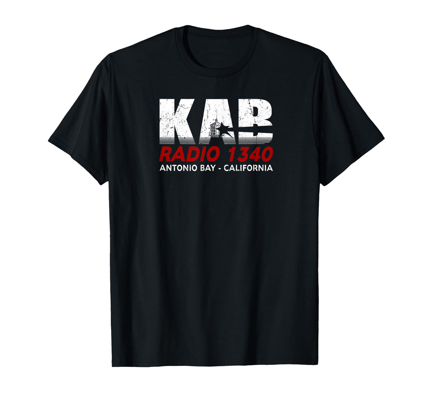 Dereliction of duty Unisex-Adults KAB Radio 1340 Antonio Bay - Pre-distressed - The Fog T-Shirt