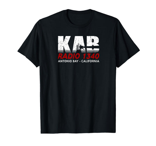 Dereliction of duty Unisex-Adults KAB Radio 1340 Antonio Bay - Pre-distressed - The Fog T-Shirt