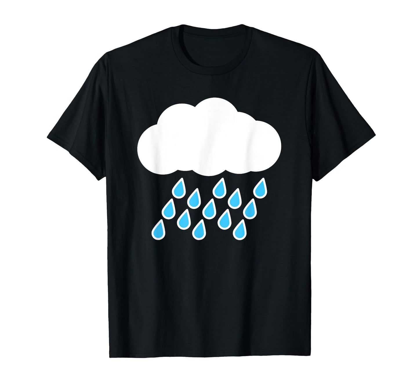 White Clouds Rain Drop Costume T-Shirt
