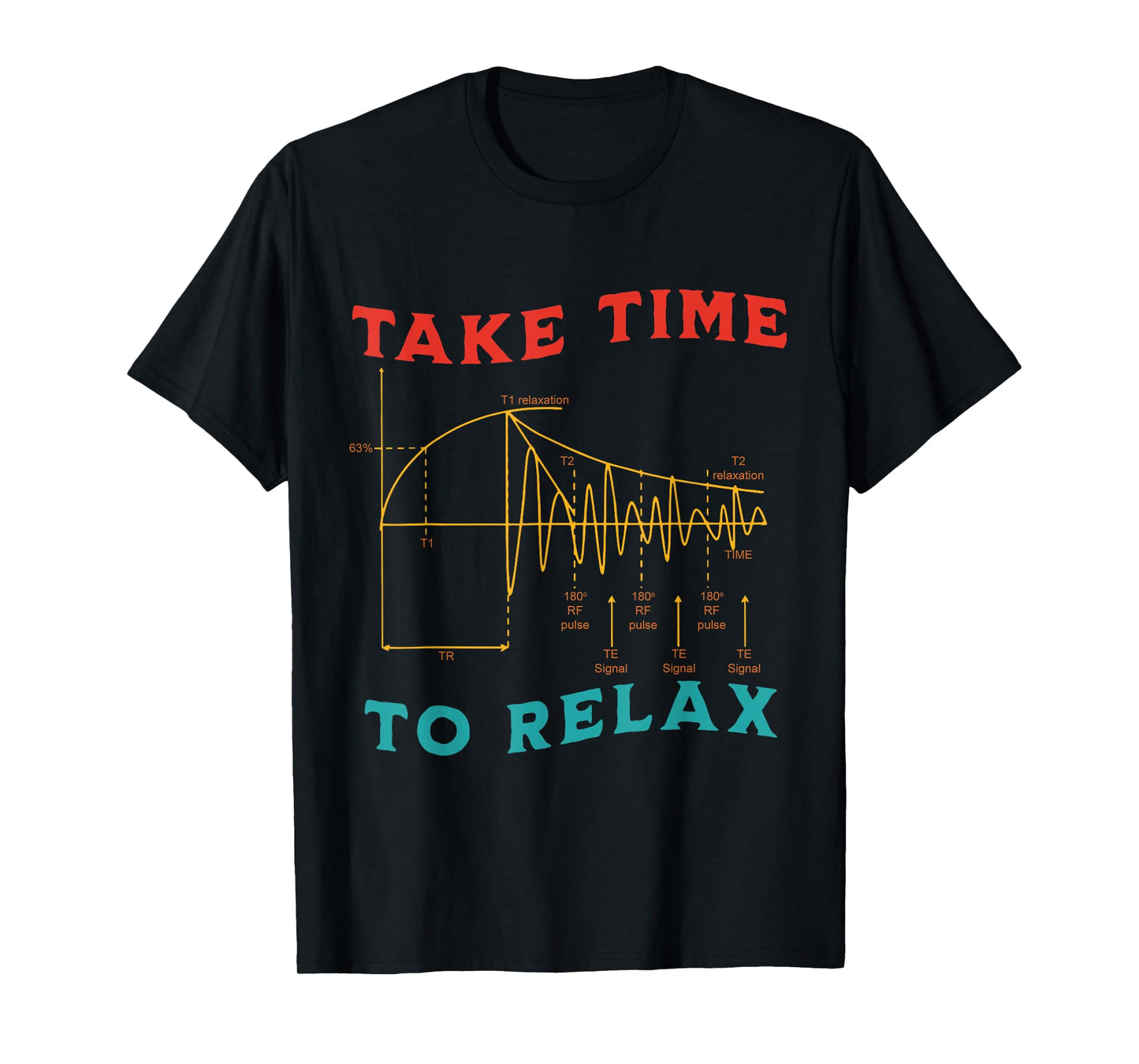 Take Time To Relax MRI Tech Parameters Vintage Design T-Shirt
