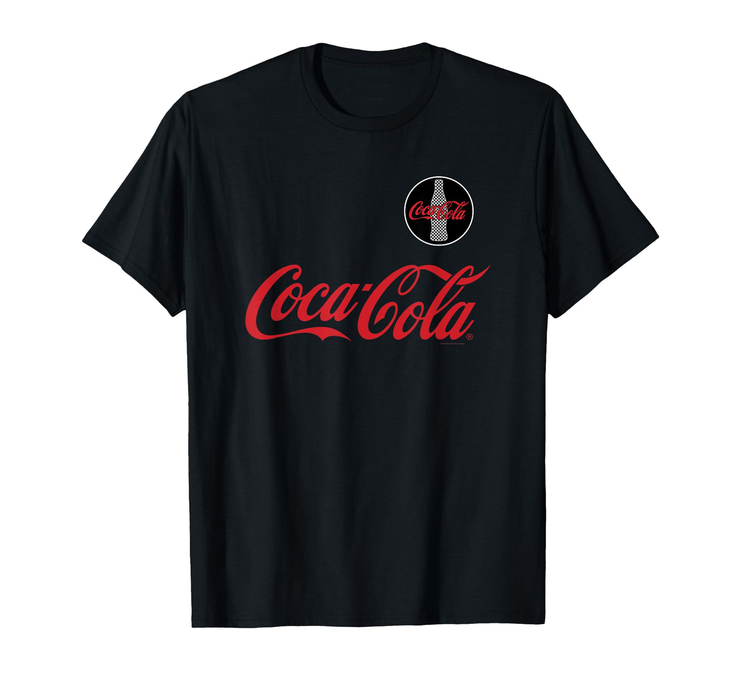 Coca-Cola Vintage Checkerboard Faux Patch T-Shirt