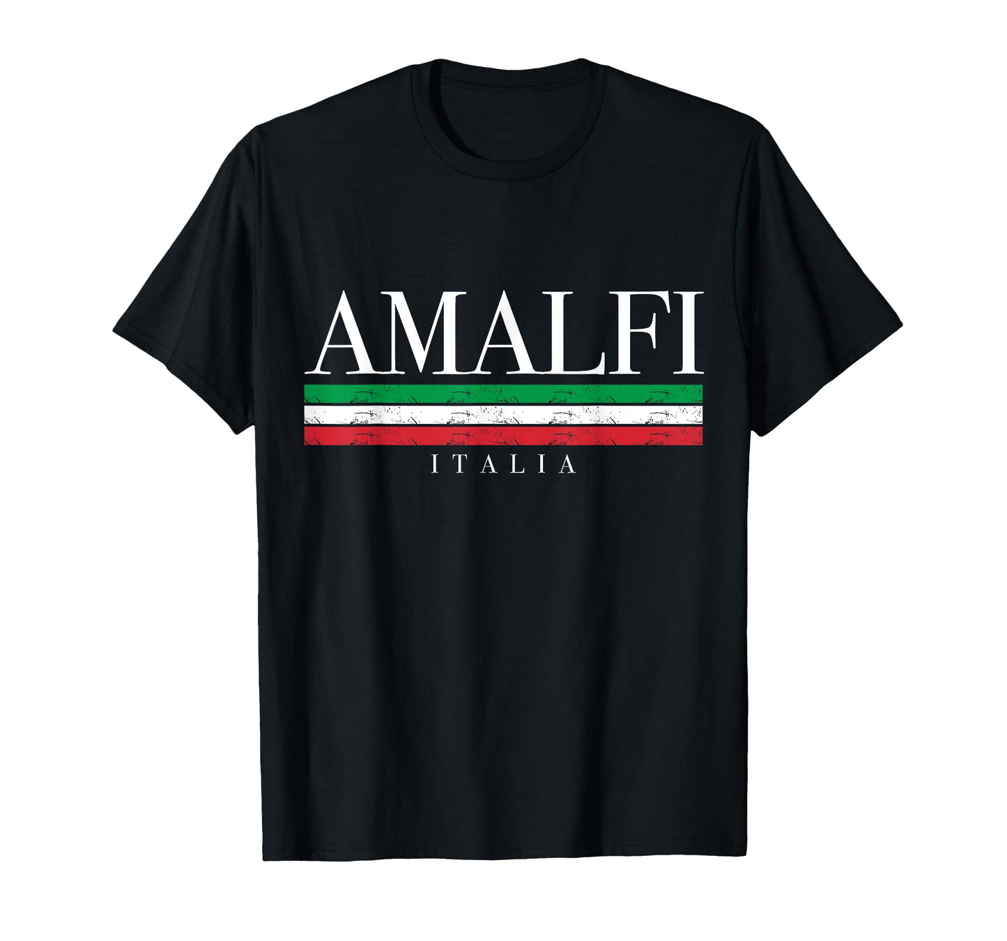 Amalfi Coast Italy Italia Vintage Italian Flag Souvenir T-Shirt
