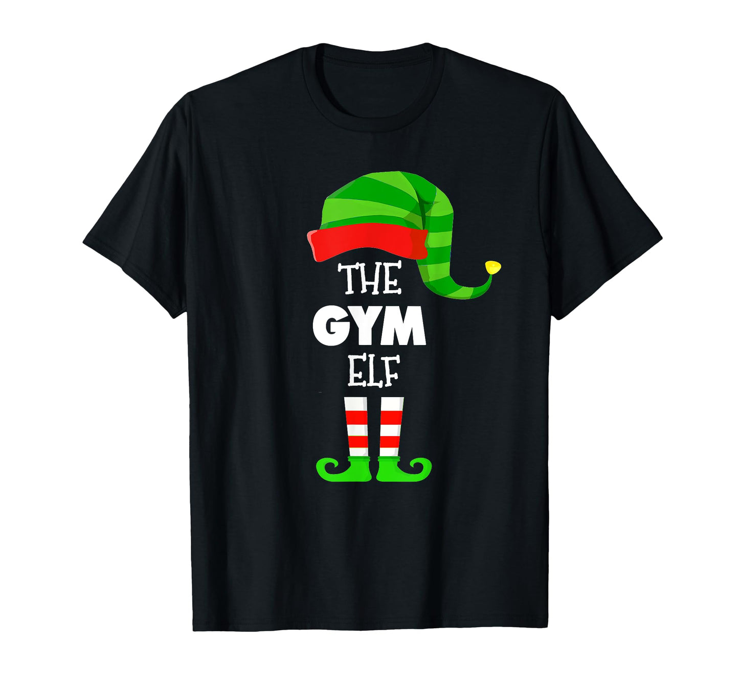 The GYM ELF Group Matching Family Christmas PJS T-Shirt