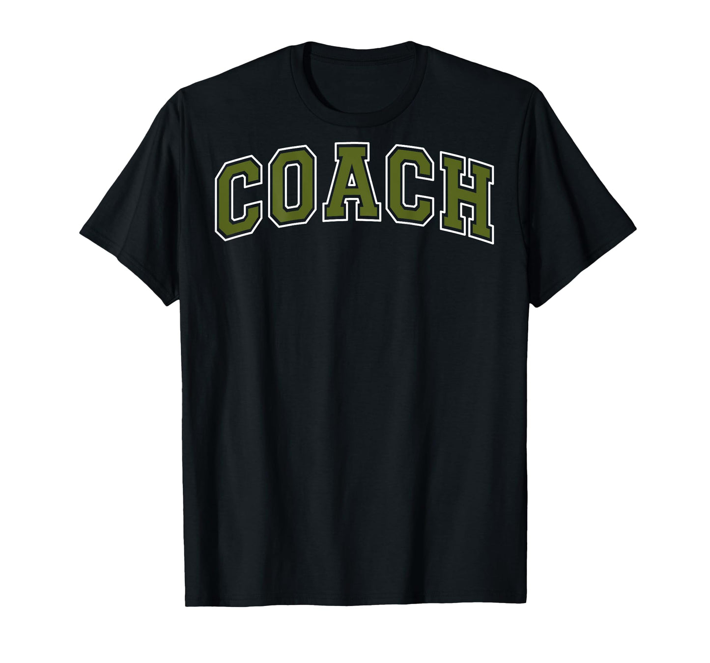 Coach Sports Trainer Vintage Olive Green on the back T-Shirt