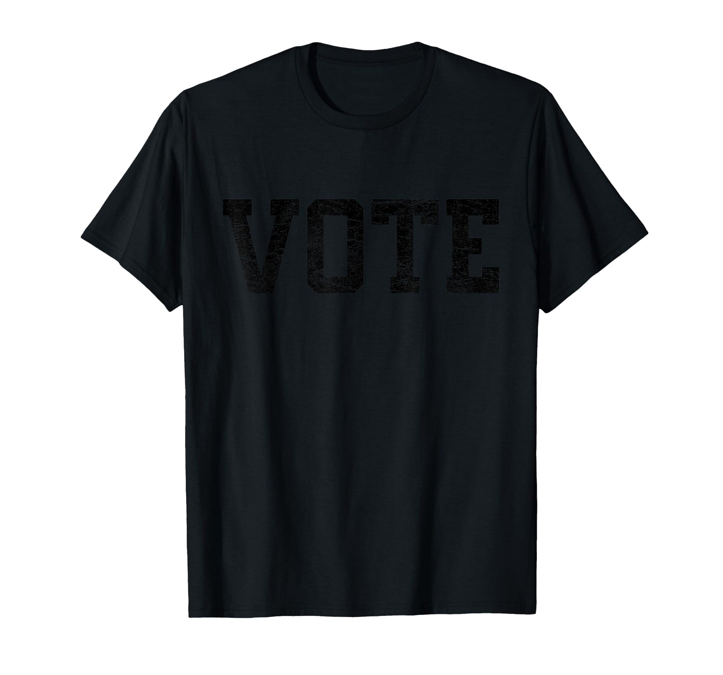 Vote Tshirt Women Men Distressed Text 2024 Election T-Shirt