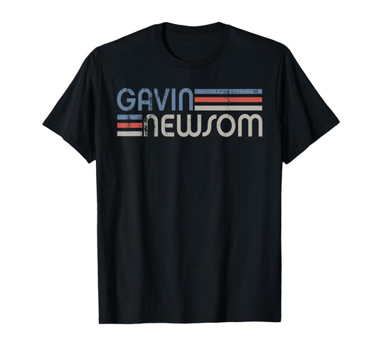 Vintage Gavin Newsom 2028, Newsom For President 2028 T-Shirt