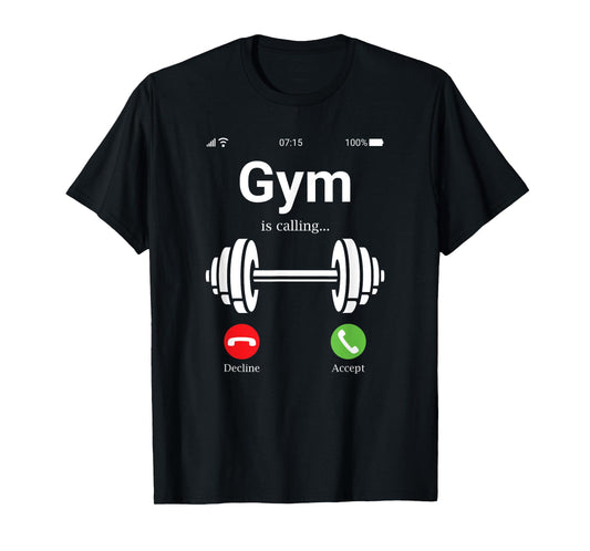 Gym is calling shirt, "Das Gymstudio nennennt shirt, funny T-Shirt