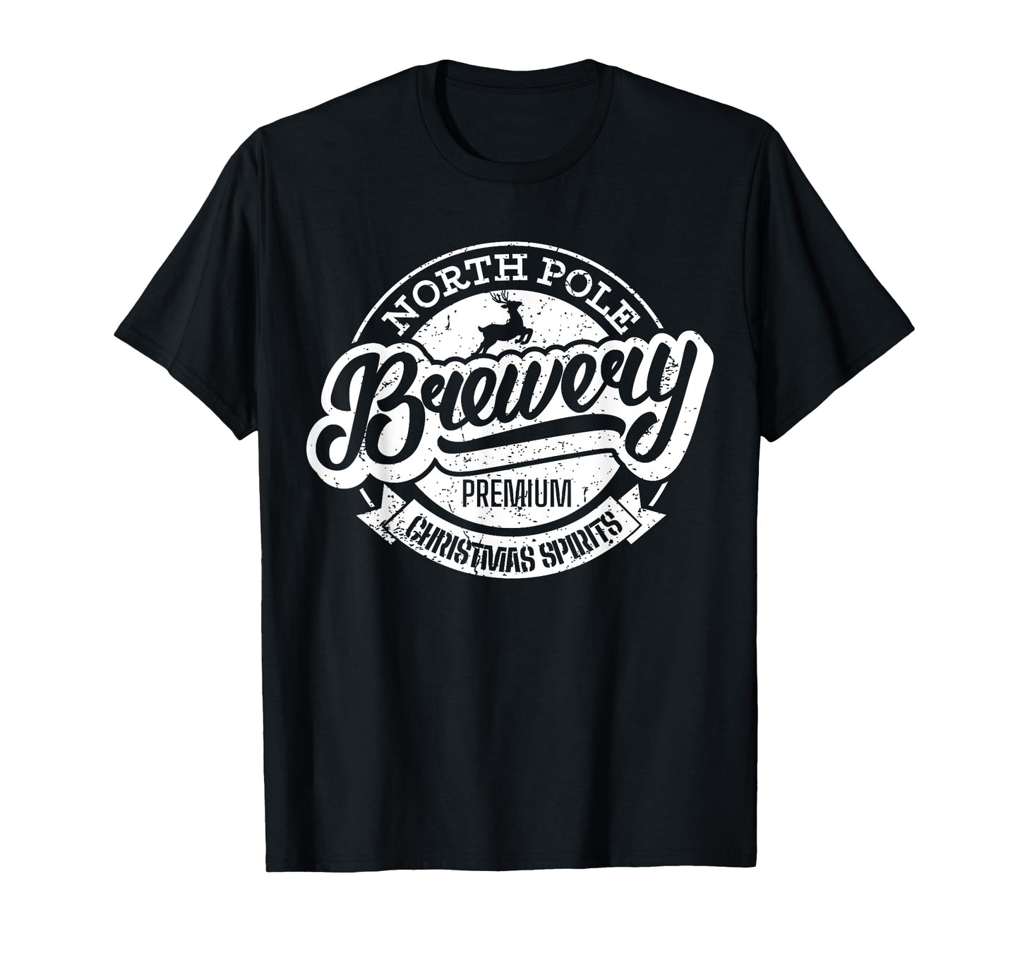 Funny Family Christmas North Pole Brewery Cute Xmas Holiday T-Shirt
