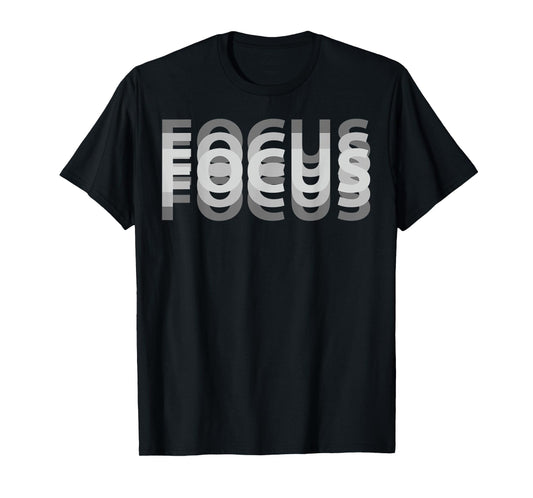 Focus Retro Effect T-Shirt
