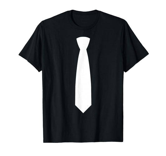 Tie On It Business Dress Code Elegant Costume Fun White Tie T-Shirt