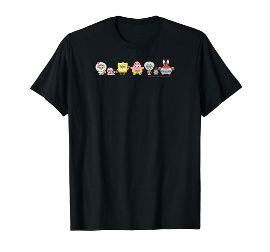 Nickelodeon SpongeBob SquarePants - Bikini Bottom Cute Characters Unisex-Kids & Youth T-Shirt