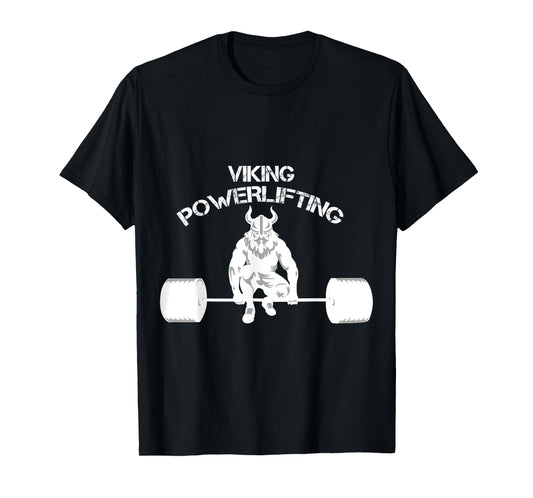 Viking Bodybuilding Weight Lifting Gym Powerlifting T-Shirt