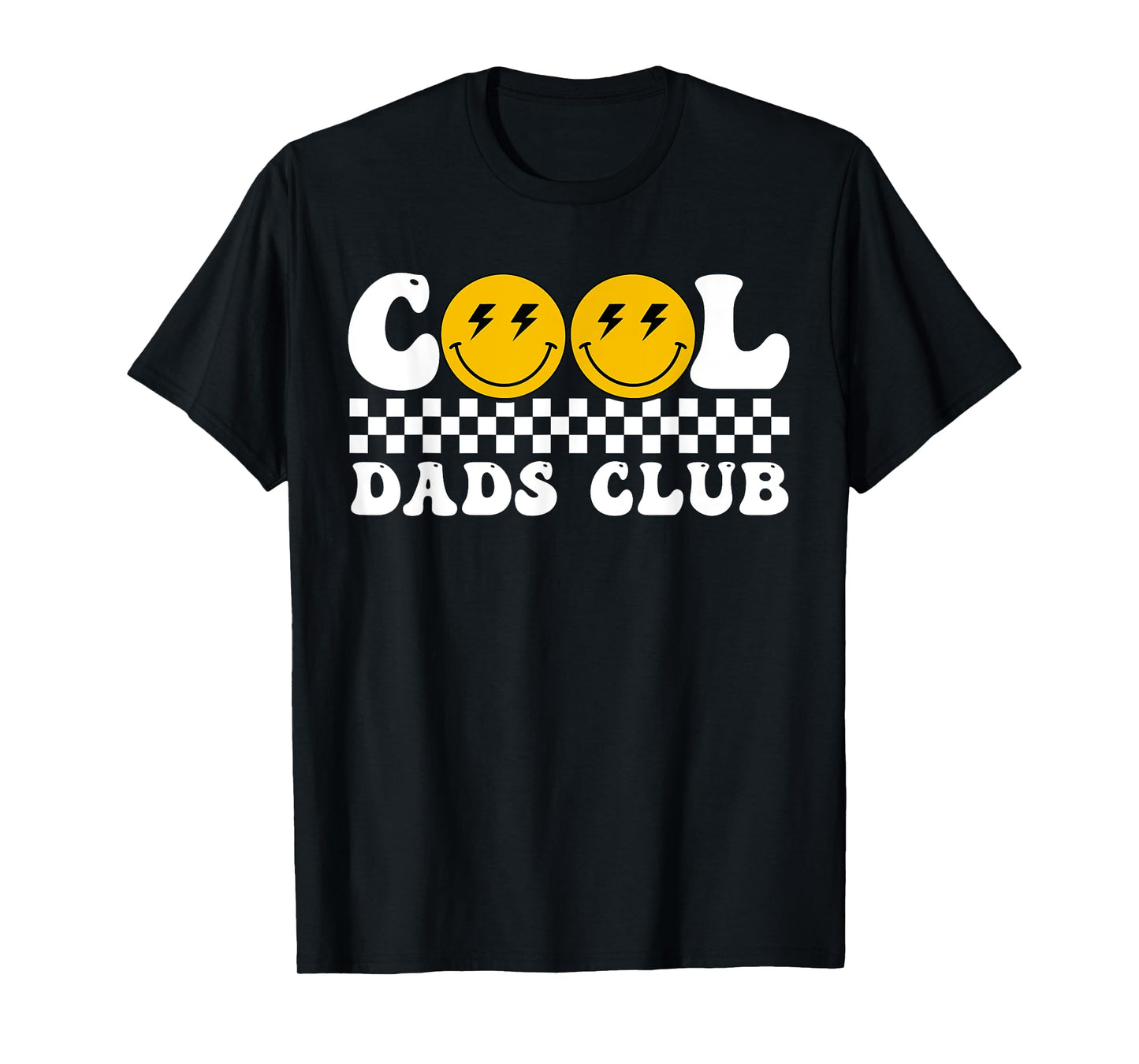 Funny Smile Cool Dads Club Retro Family Matching Mens T-Shirt