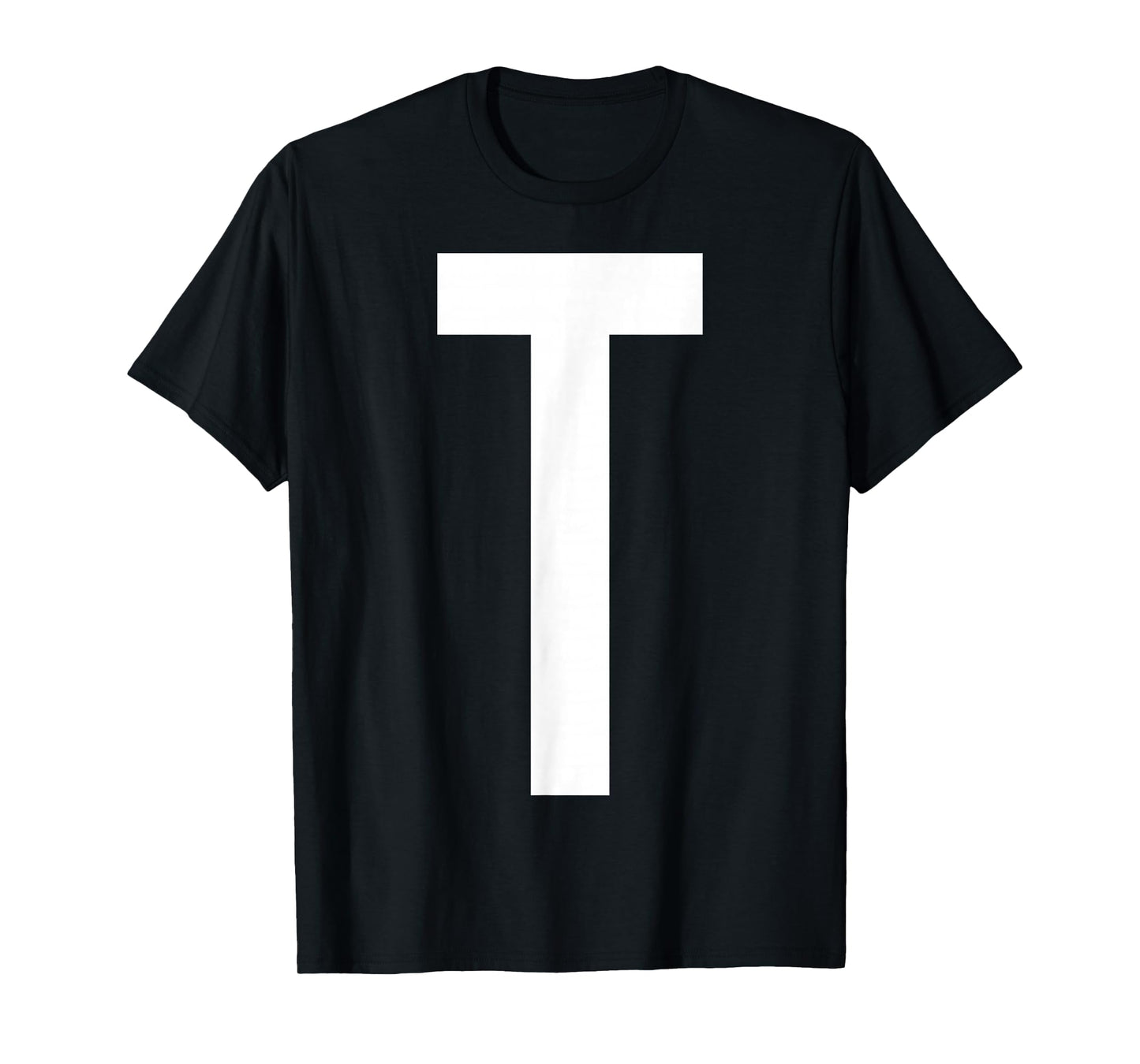 Letter T Funny Group Matching Christmas Costume 2025 Family T-Shirt