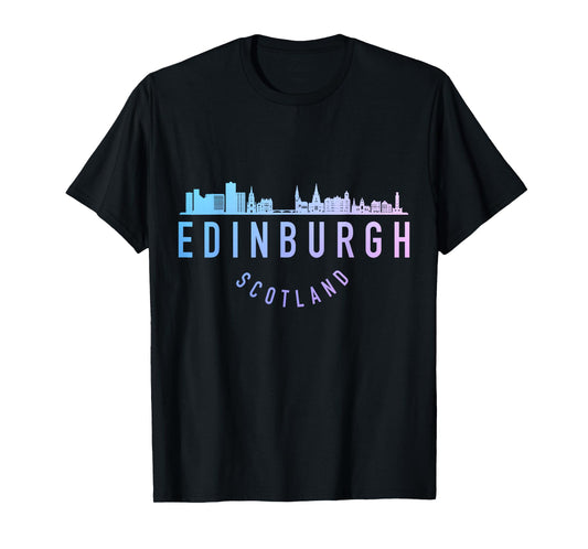 Edinburgh Scotland Skyline Pride Souvenir T-Shirt