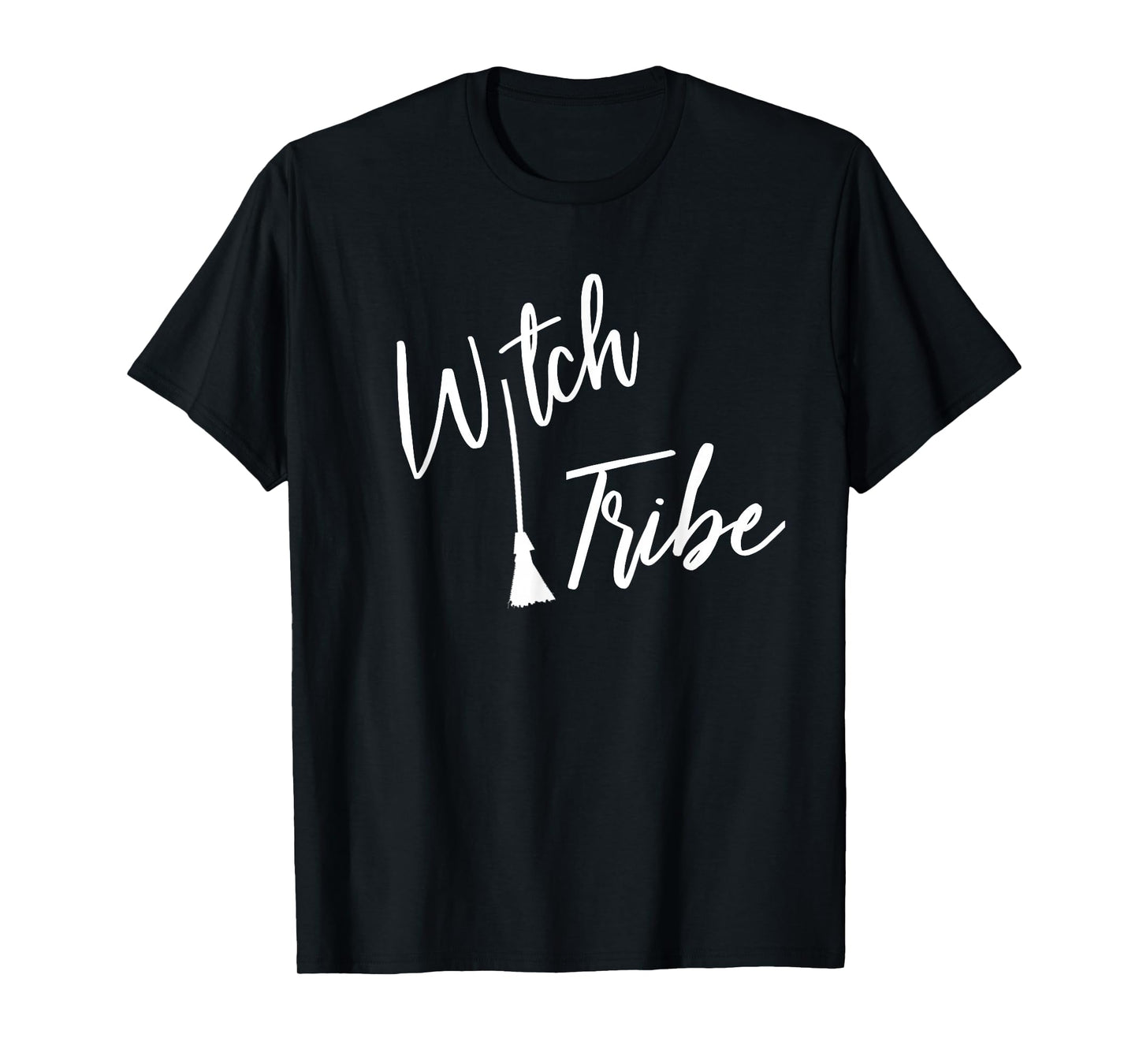 Witch Tribe Funny Witches Broom Broomstick Halloween T-Shirt