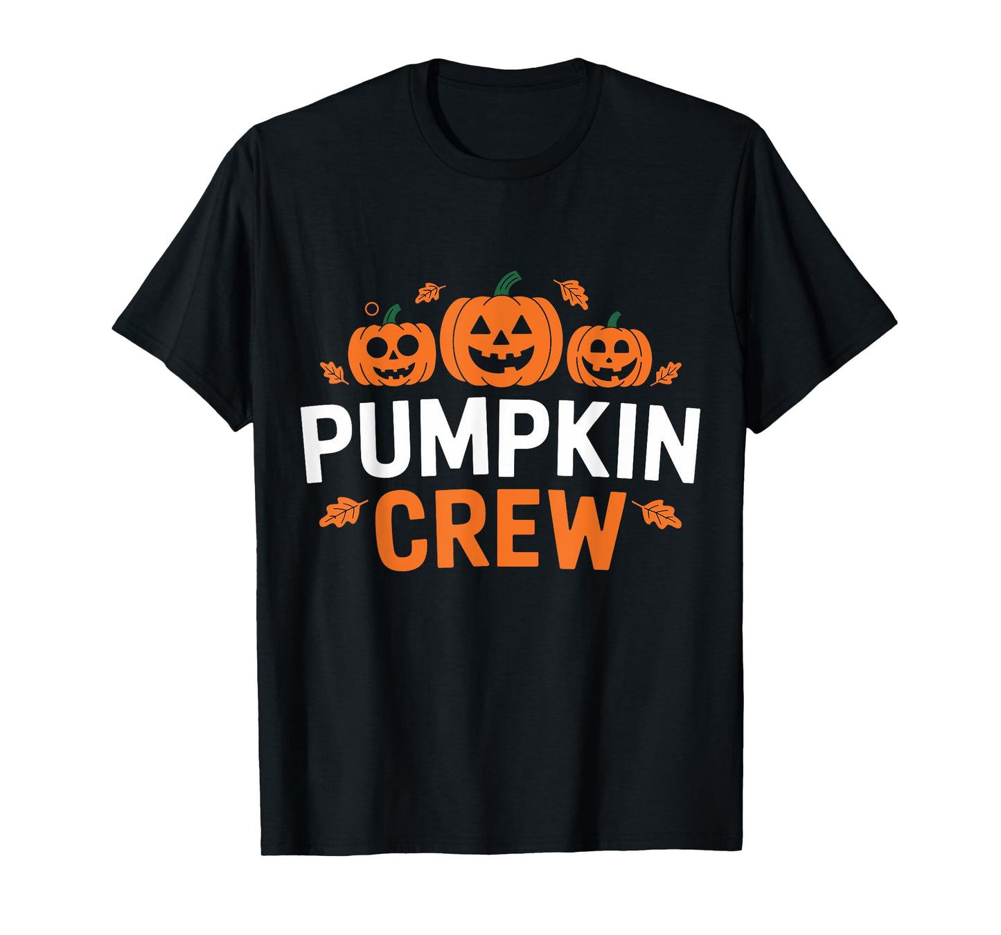 Pumpkin Crew Funny Matching Pumpkin Patch Family T-Shirt