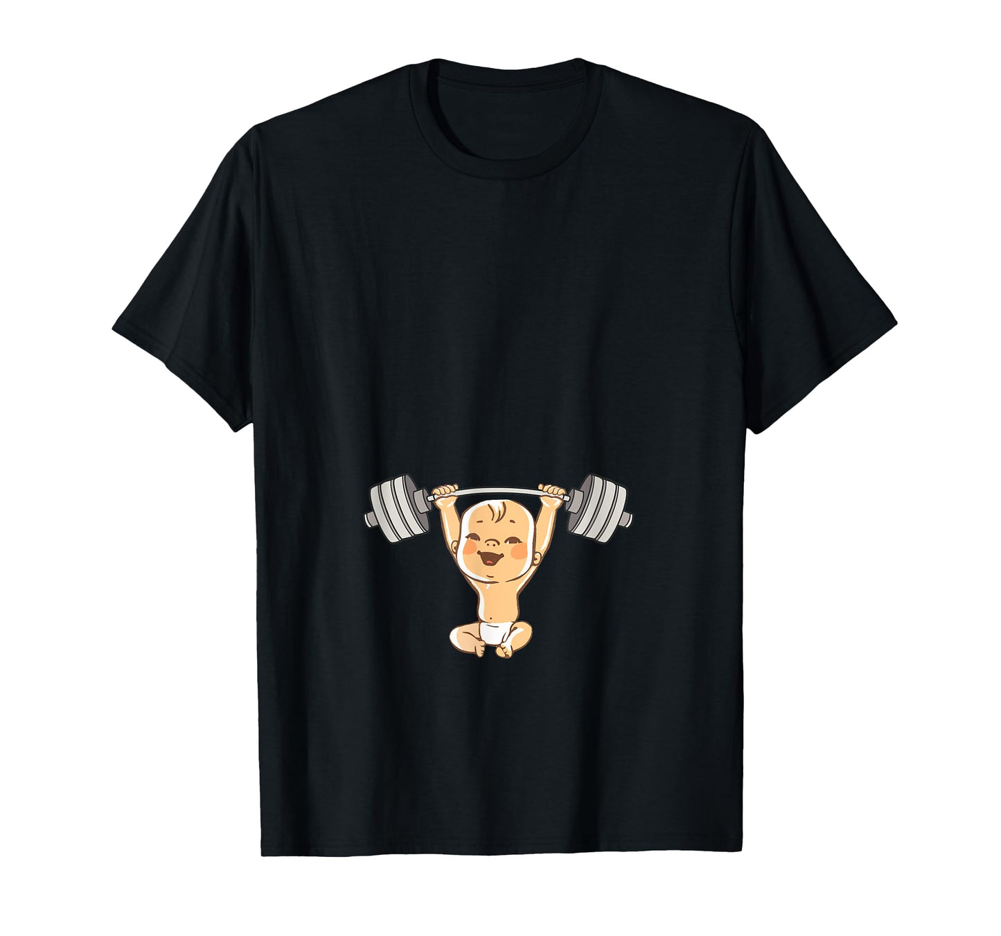 Baby Dumbbell Pregnancy Workout Shirt T-Shirt