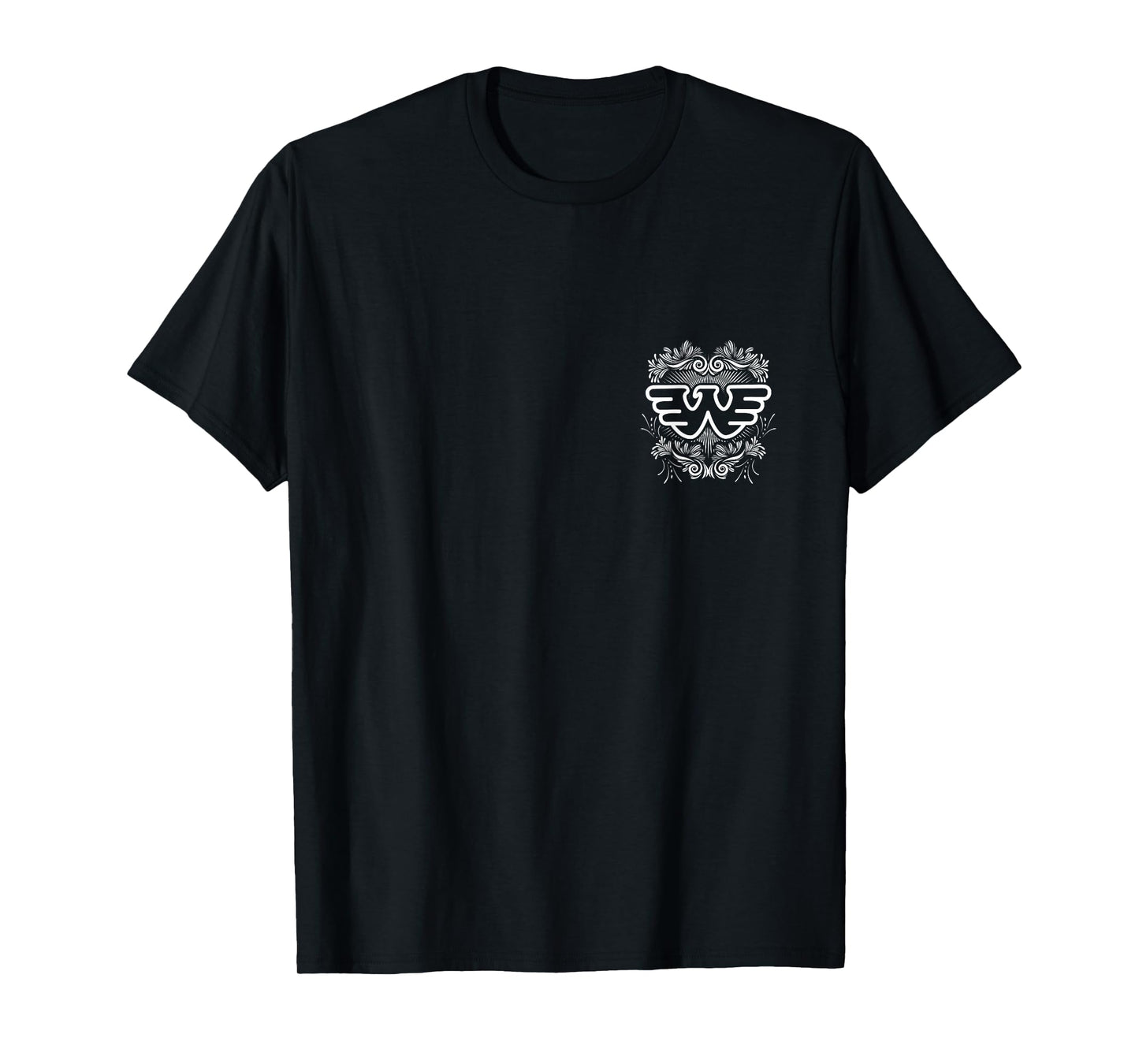 Waylon Jennings - Official Merchandise - Ornate Black T-Shirt