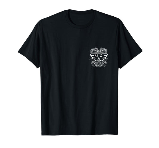 Waylon Jennings - Official Merchandise - Ornate Black T-Shirt