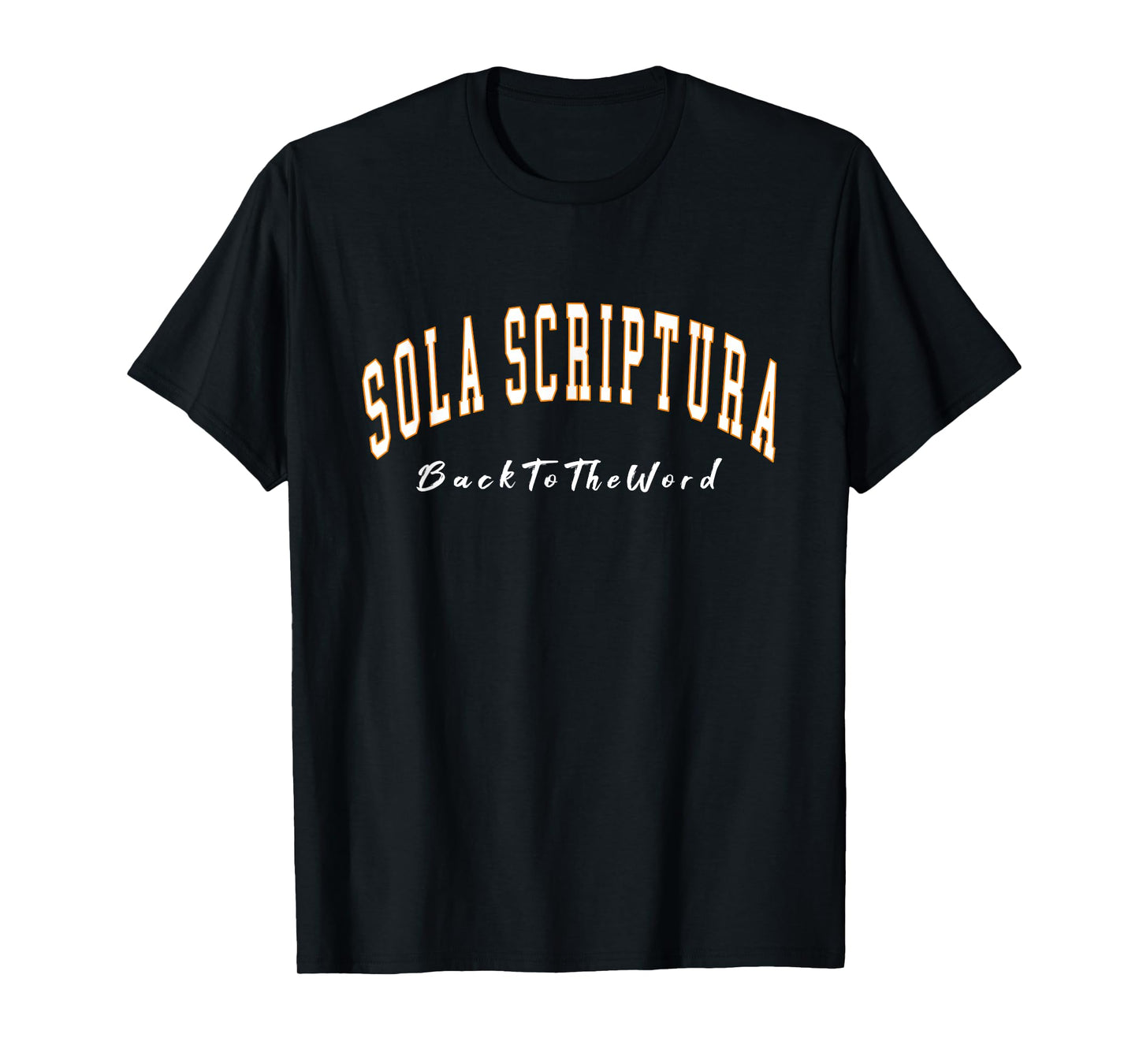 Divine Savior Christ Sola Scriptura Believer Christian Unisex-Adults, Unisex-Kids Black T-Shirt