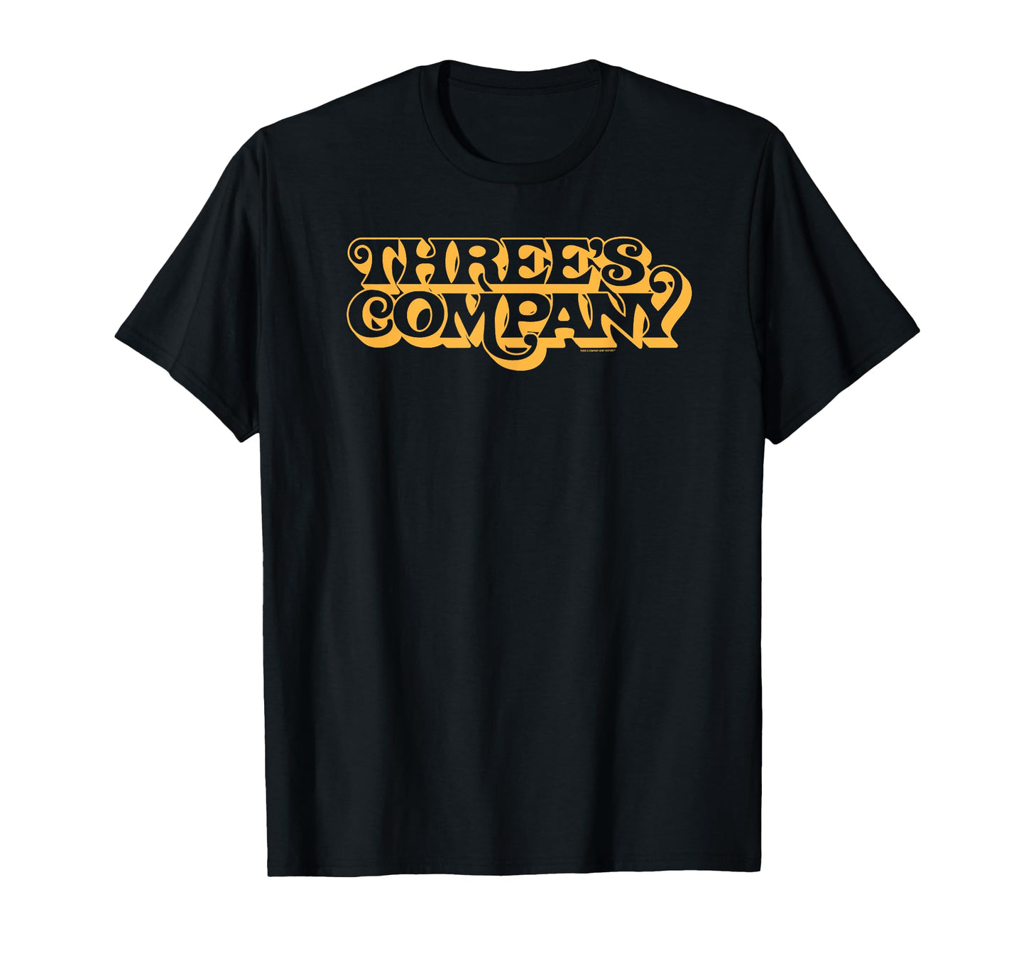 Three's Company Retro TV Show Logo T-Shirt