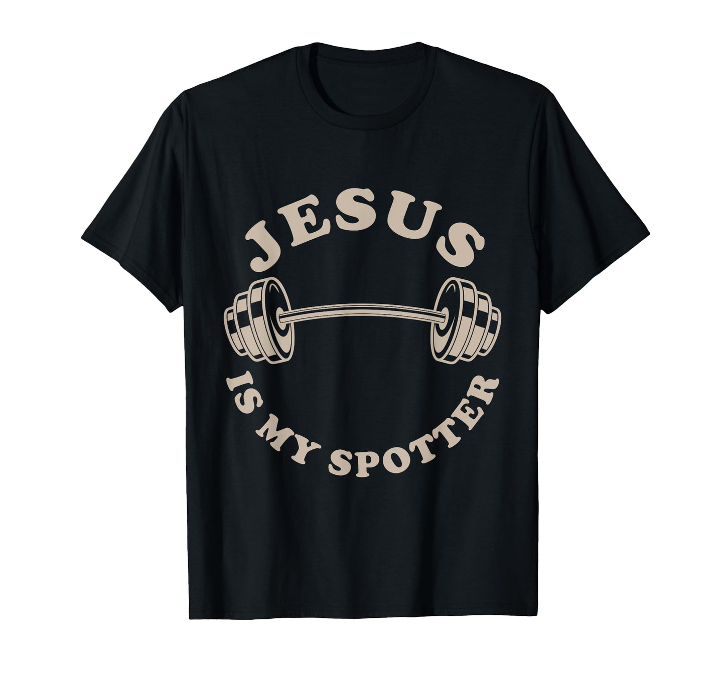 Jesus Is My Spotter Christian Workout God Fitness Lover T-Shirt