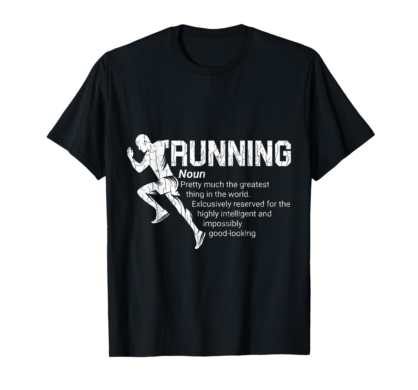 Running Definition Funny Marathon Runner Graphic T-Shirt