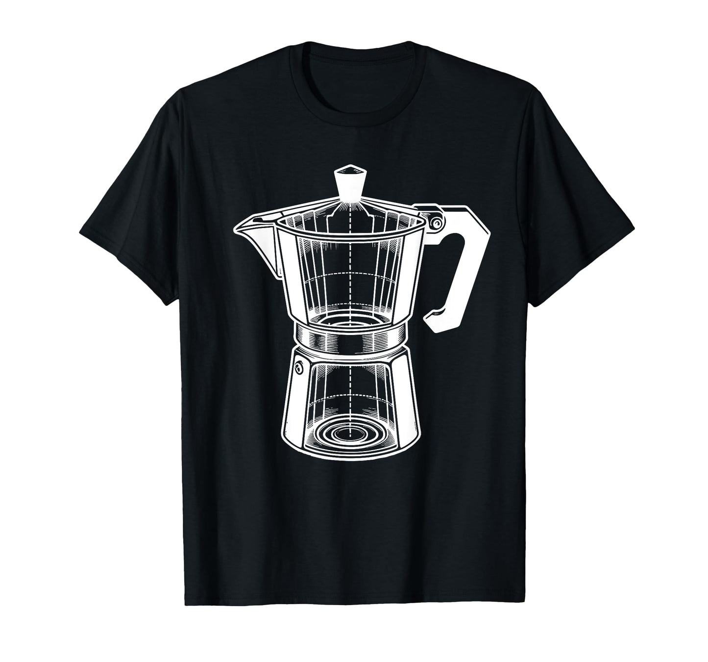 Moka Pot Vintage Coffee Maker Espresso Lovers T-Shirt