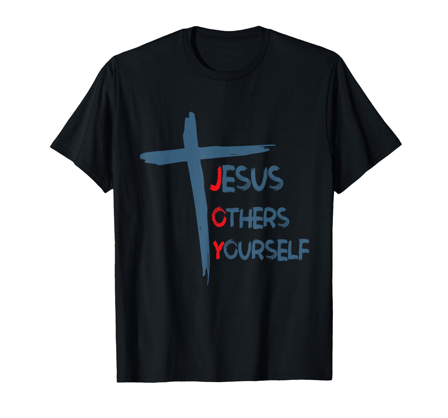 JOY Jesus Others Yourself Christian Cross T-Shirt