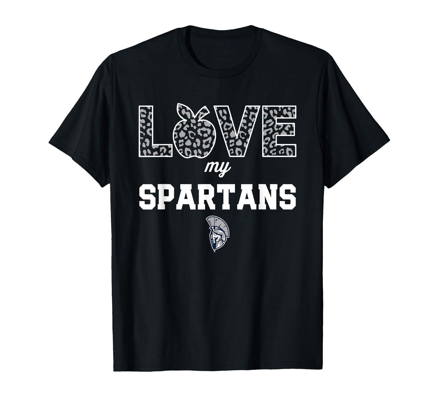 West Hall Spartans Logo Love My Team HS T-Shirt