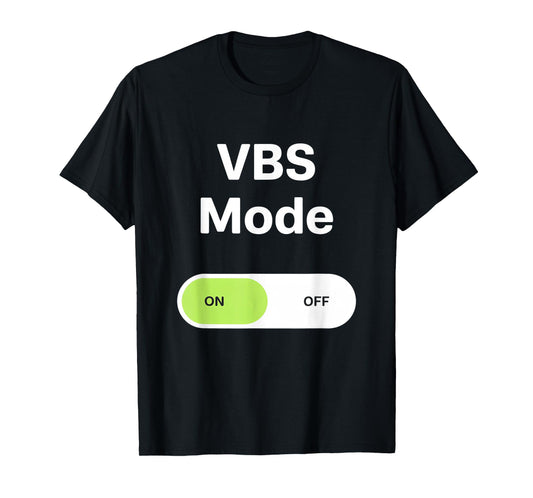 VBS Vacation Bible School VBS Mode On T-Shirt