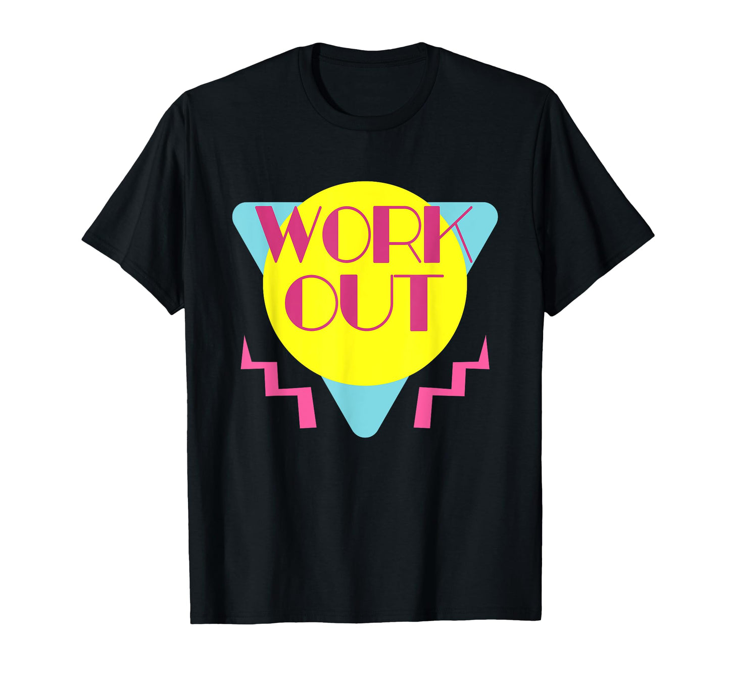 Retro 80s Workout T-Shirt Vintage 80's Gym Costume Party Tee T-Shirt