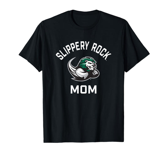 SRU Slippery Rock University Arched Mom T-Shirt