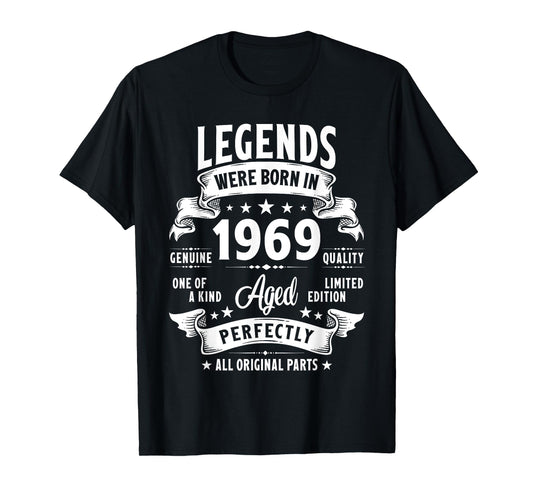 Vintage 1969 56 Year Old Gifts For Men Women 56th Birthday T-Shirt