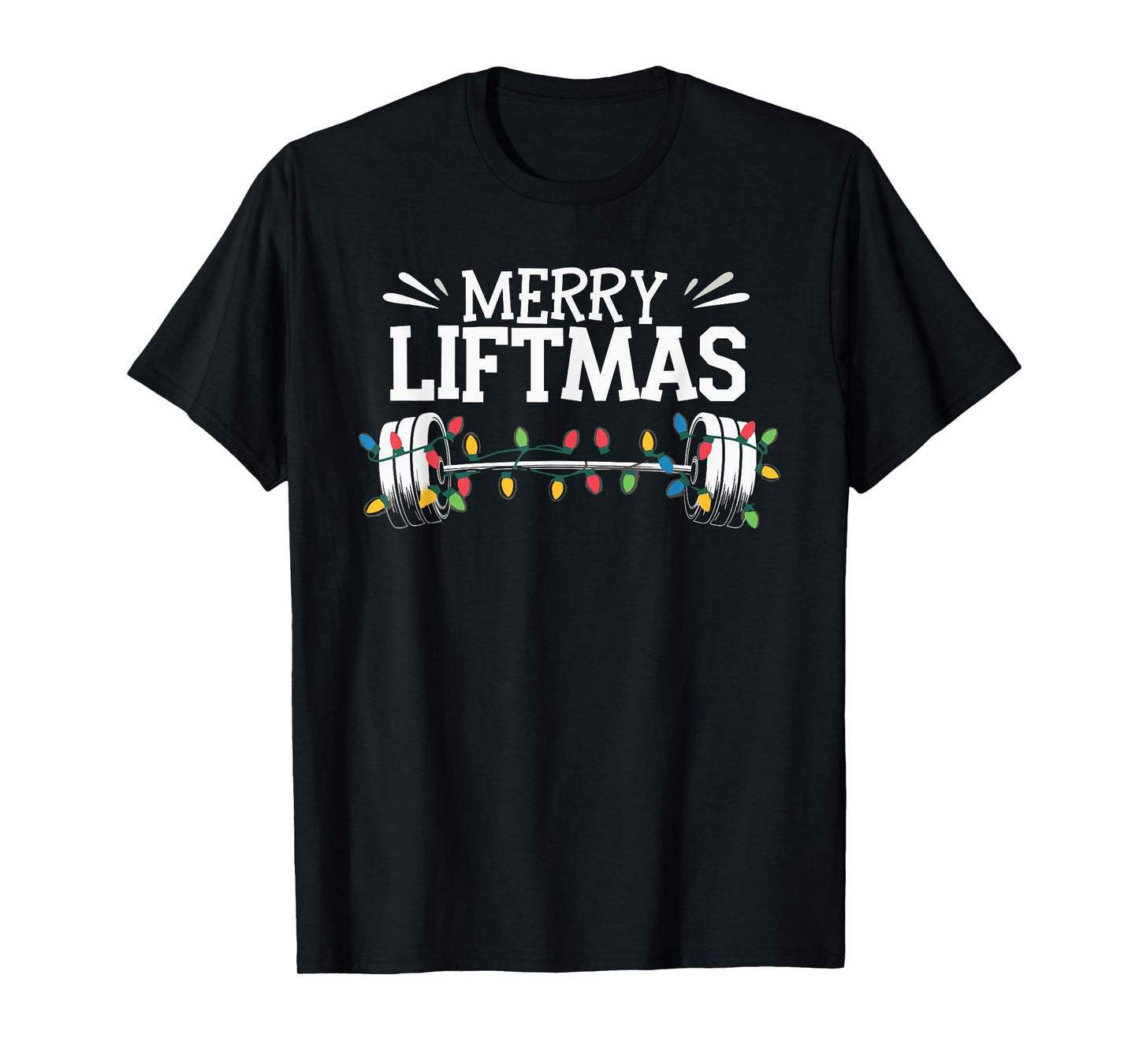 Merry Liftmas Weightlifter Fitness T-Shirt