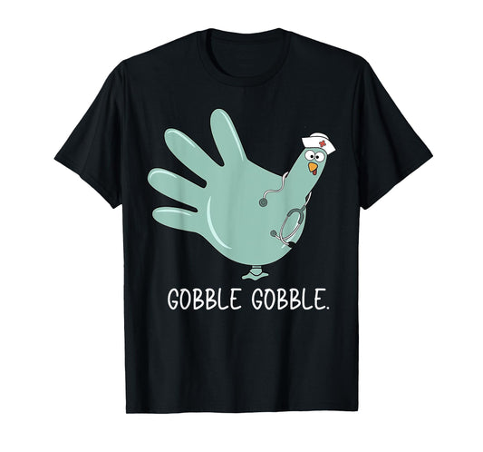 Turkey Glove Nurse Thanksgiving T-Shirt
